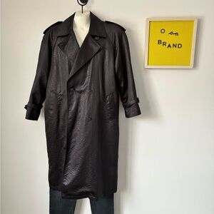 London Fog Dark Brown Trench Coat